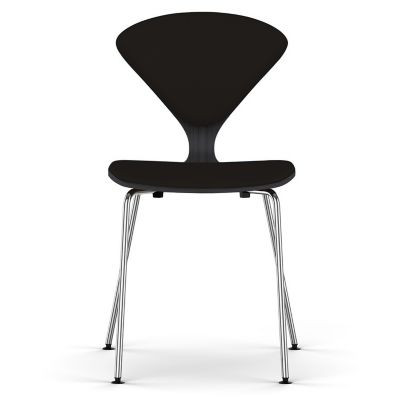 Cherner Seat and Back Upholstered Metal Base Chair