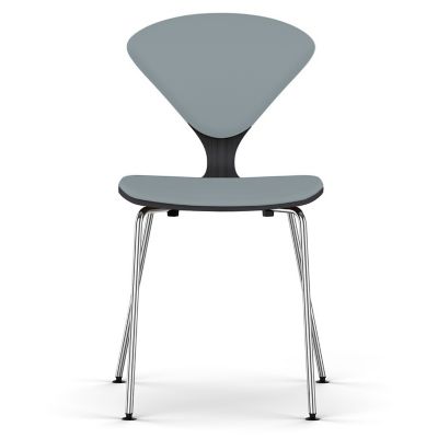 Cherner Seat and Back Upholstered Metal Base Chair