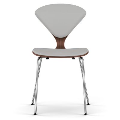 Cherner Seat and Back Upholstered Metal Base Chair