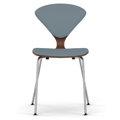 Cherner Seat and Back Upholstered Metal Base Chair
