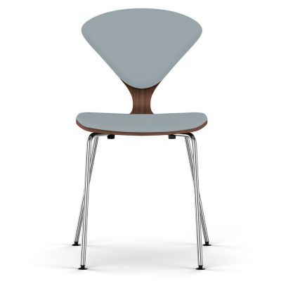 Cherner Seat and Back Upholstered Metal Base Chair