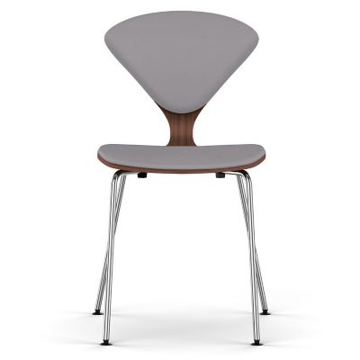 Cherner Seat and Back Upholstered Metal Base Chair