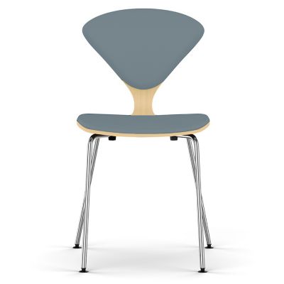 Cherner Seat and Back Upholstered Metal Base Chair