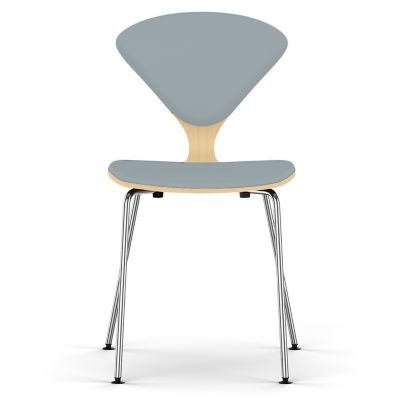 Cherner Seat and Back Upholstered Metal Base Chair