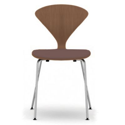 Cherner Metal Base Chair with Seat Pad