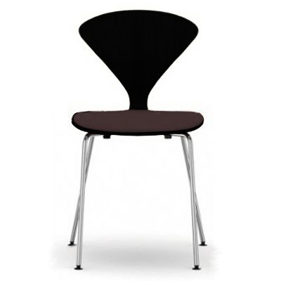 Cherner Metal Base Chair with Seat Pad