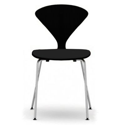 Cherner Metal Base Chair with Seat Pad