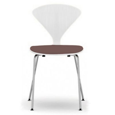 Cherner Metal Base Chair with Seat Pad