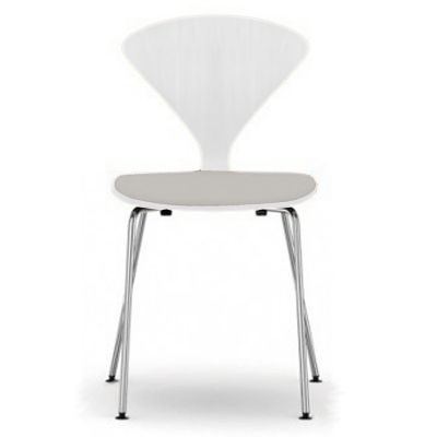 Cherner Metal Base Chair with Seat Pad