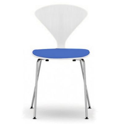 Cherner Metal Base Chair with Seat Pad