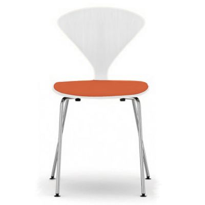 Cherner Metal Base Chair with Seat Pad