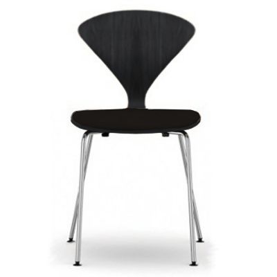Cherner Metal Base Chair with Seat Pad