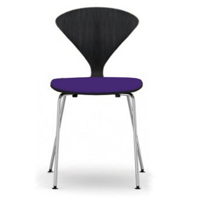 Cherner Metal Base Chair with Seat Pad