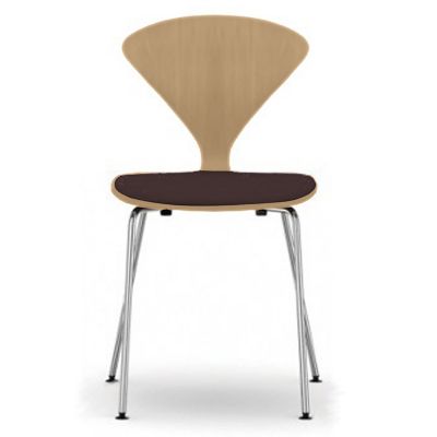 Cherner Metal Base Chair with Seat Pad
