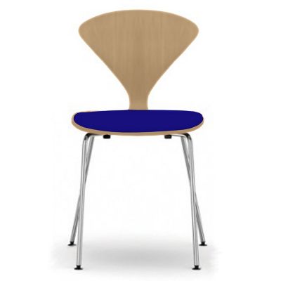 Cherner Metal Base Chair with Seat Pad