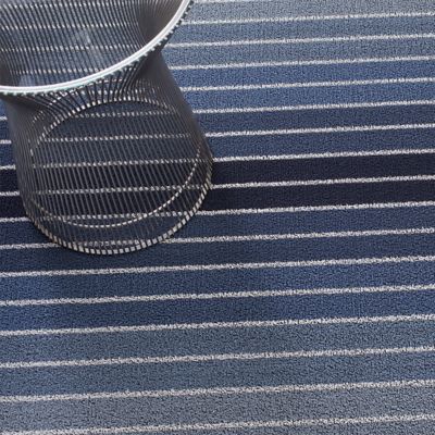 Block Stripe Shag Door Mat