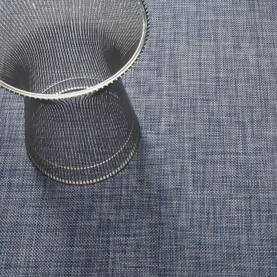 Basketweave Floor Mat (Denim/72 Inx106.5 In)-OPEN BOX RETURN