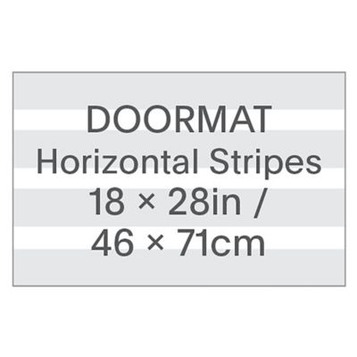 Pride Stripe Shag Doormat, 18 x 28