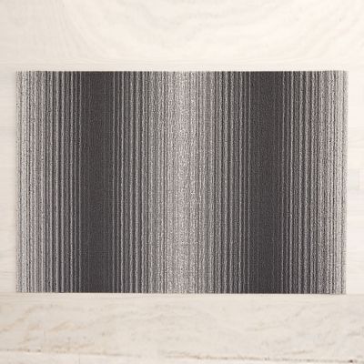 Fade Stripe Shag Doormat (Stone) - OPEN BOX