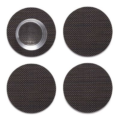 Mini Basketweave Round Coasters, Set of 4