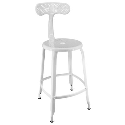 Nicolle Outdoor Backrest Bar & Counter Stool with Backrest
