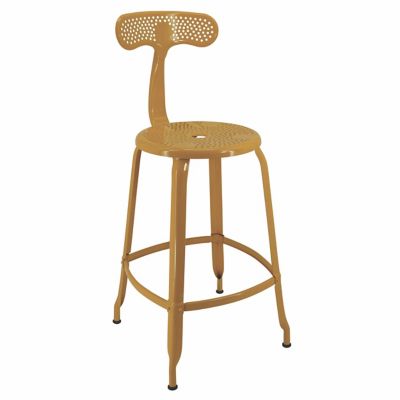 Nicolle Outdoor Backrest Bar & Counter Stool with Backrest