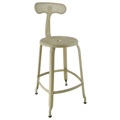 Nicolle Outdoor Backrest Bar & Counter Stool with Backrest