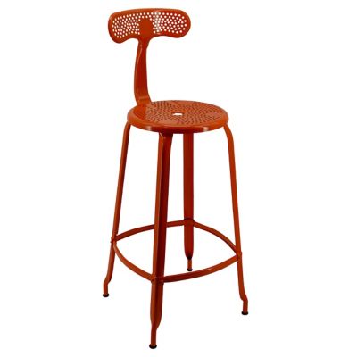 Nicolle Outdoor Backrest Bar & Counter Stool with Backrest