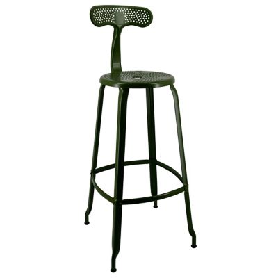 Nicolle Outdoor Backrest Bar & Counter Stool with Backrest