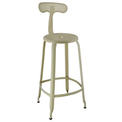 Nicolle Outdoor Backrest Bar & Counter Stool with Backrest