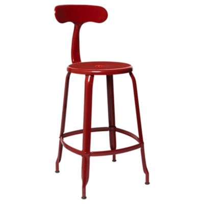 Nicolle Bar & Counter Stool with Backrest