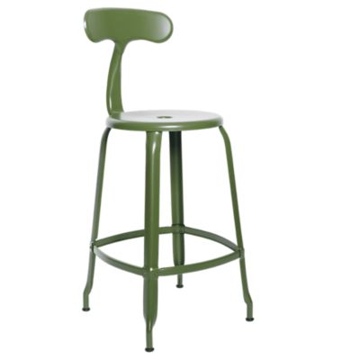 Nicolle Bar & Counter Stool with Backrest