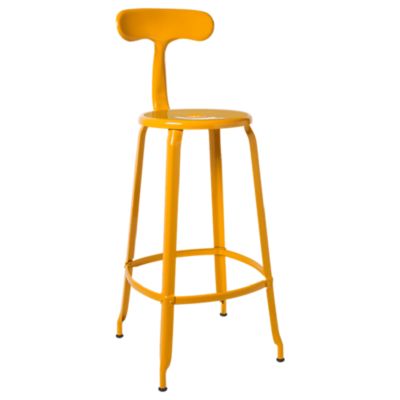 Nicolle Bar & Counter Stool with Backrest