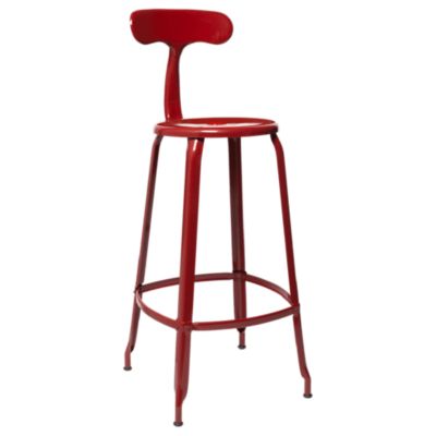 Nicolle Bar & Counter Stool with Backrest