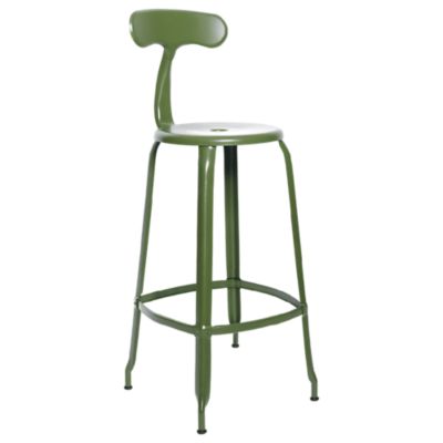 Nicolle Bar & Counter Stool with Backrest