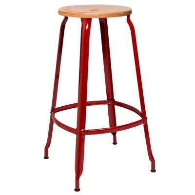 Nicolle Wood & Metal Bar & Counter Stool