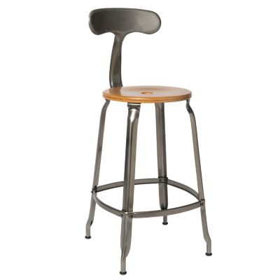 Nicolle® Wood & Metal Backrest Chair