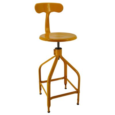 Dessinateur Adjustable Bar/Counter Stool with Backrest
