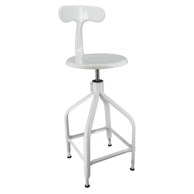 Dessinateur Adjustable Bar/Counter Stool with Backrest