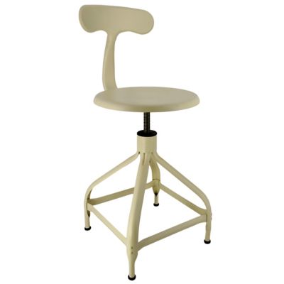 Dessinateur Adjustable Bar/Counter Stool with Backrest