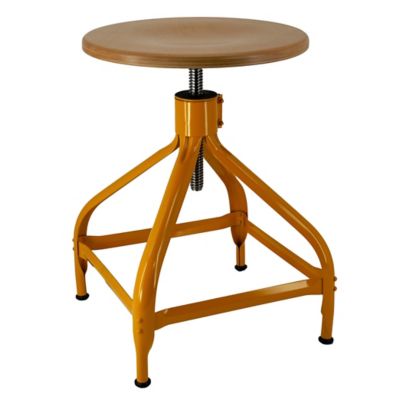 Dactylo 18/24 Bar/Counter Stool (Daffodil|Natural)-OPEN BOX