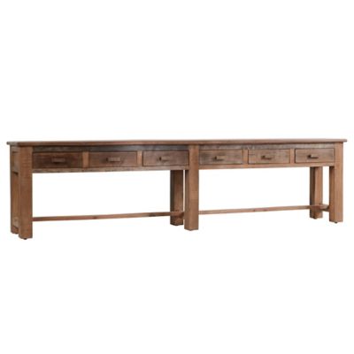 Ezra 6 Drawer Console Table