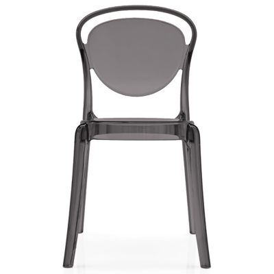 Parisienne Chair (Transparent Smoke Grey) - OPEN BOX