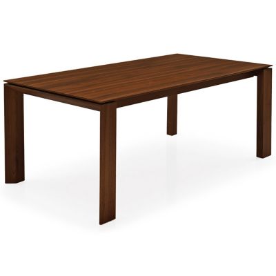 Calligaris glass deals extendable dining table