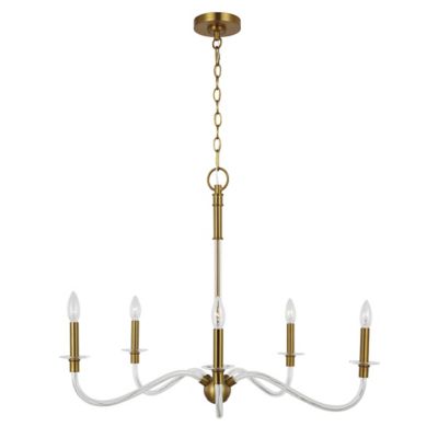 Visual Comfort Studio Hanover One Light Wall Sconce in Burnished