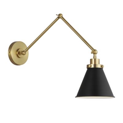 Wellfleet Double Arm Adjustable Wall Sconce by Visual Comfort