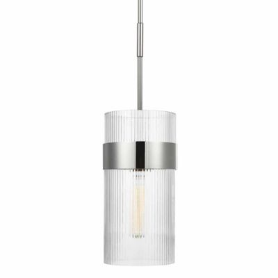 Geneva Mini Pendant  (Polished Nickel|7 In) - OPEN BOX