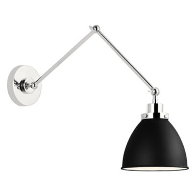 Wellfleet Double Arm Dome Wall Sconce