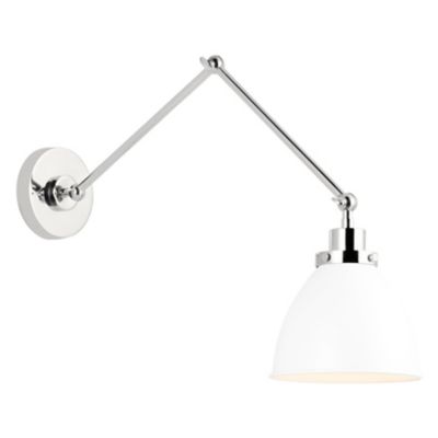 Wellfleet Double Arm Dome Wall Sconce