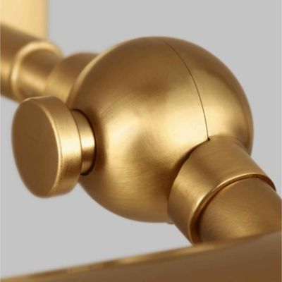 Shown in Burnished Brass finish, detail view